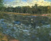 文森特 威廉 梵高 : 塞纳河上的一艘划艇